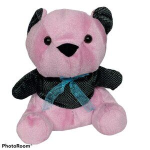 Puli International Purple Black Teddy Bear Plush